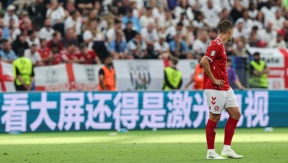 开云体育博彩-【欧洲杯】丹麦1比1英格兰，凯恩进球，尤尔曼世界波