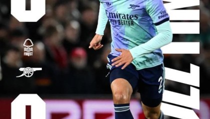 开云体育保障-【英超】卡拉菲奥里兜射中柱，阿森纳0比0诺丁汉森林